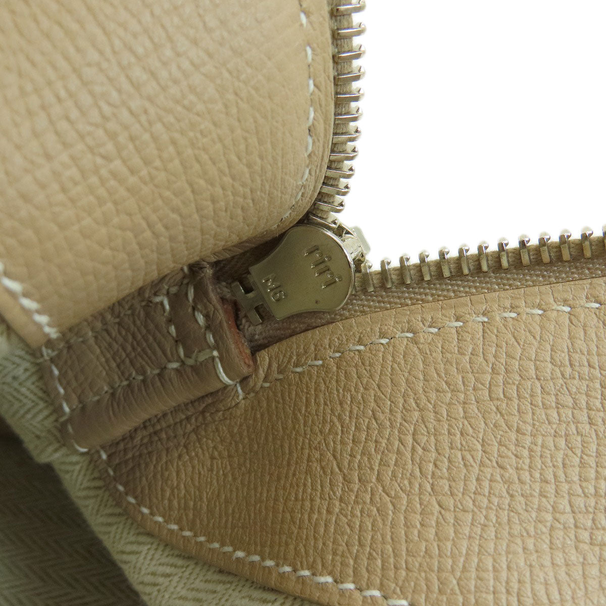HERMES Handbag Epsom beige Bolide Relax 35 Beige SilverMetal