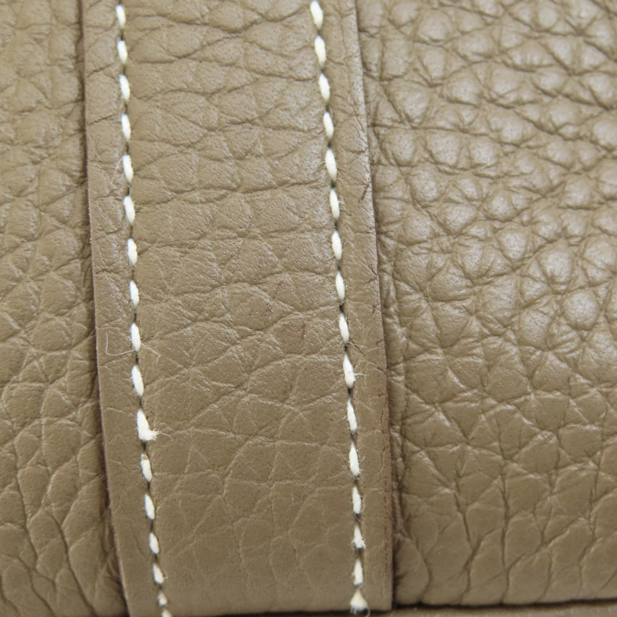 HERMES Handbag Taurillon Clemence Brown Picotin Lock GM Etoupe Etoupe SilverMetal