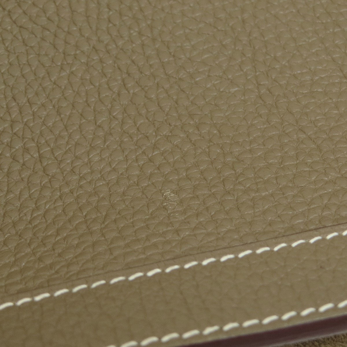 HERMES Tote Bag Taurillon Clemence Brown Cabasserie 31 Etoupe Etoupe