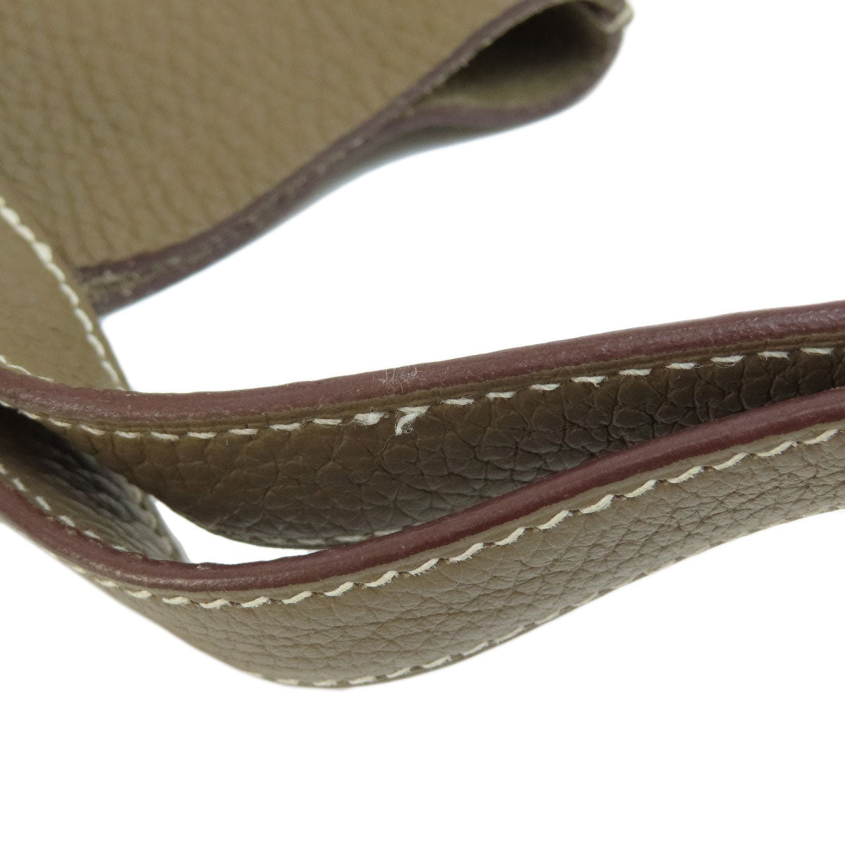 HERMES Tote Bag Taurillon Clemence Brown Cabasserie 31 Etoupe Etoupe