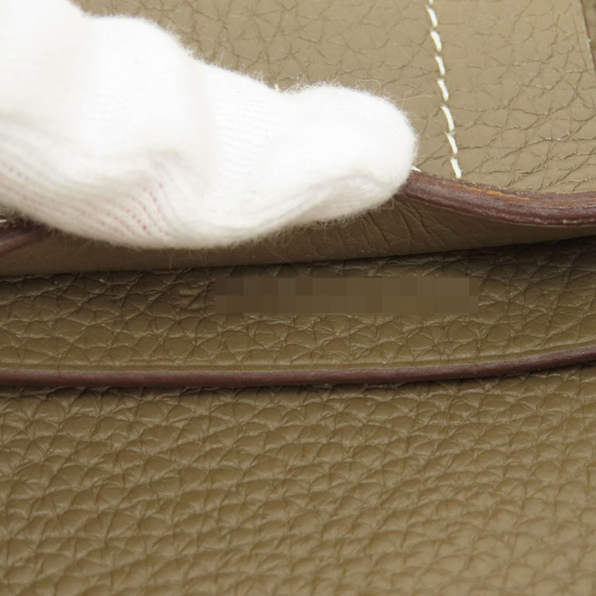 HERMES Tote Bag Taurillon Clemence Brown Cabasserie 31 Etoupe Etoupe