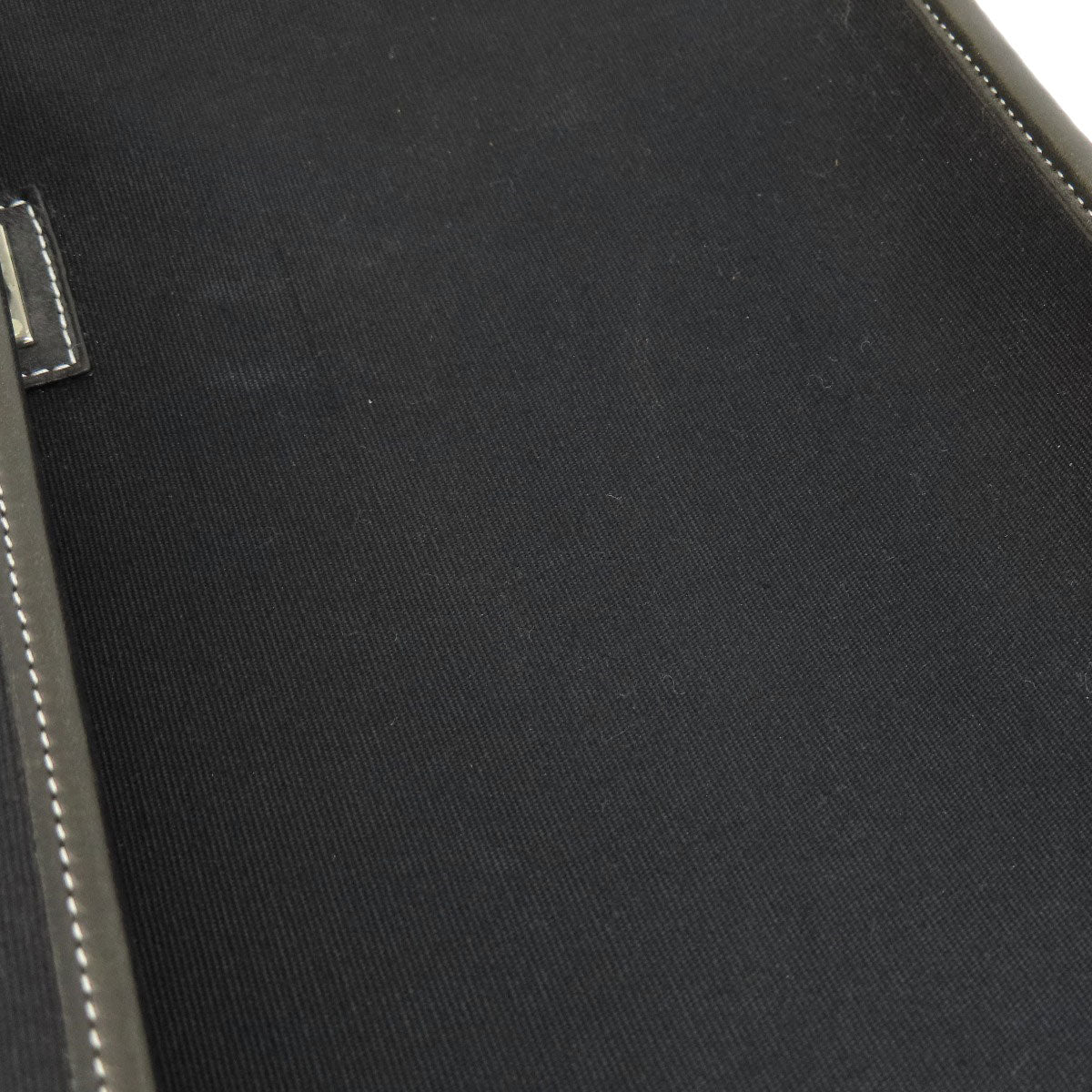 HERMES Business bag Towar Officche black Buenaventura Black SilverMetal