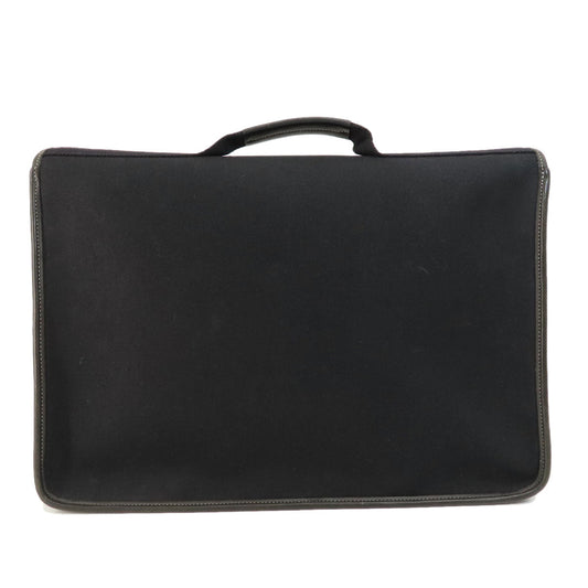 HERMES Business bag Towar Officche black Buenaventura Black SilverMetal