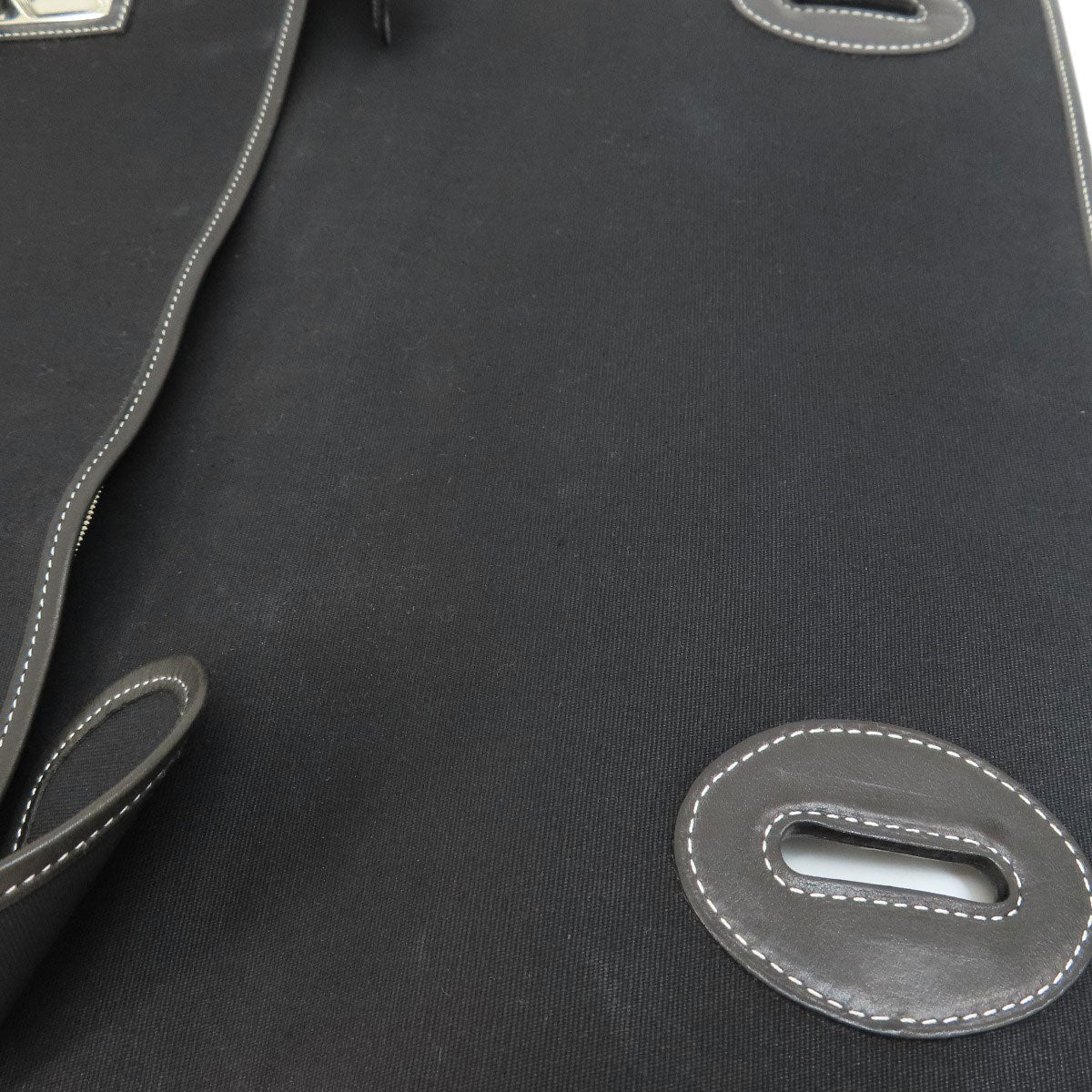 HERMES Business bag Towar Officche black Buenaventura Black SilverMetal