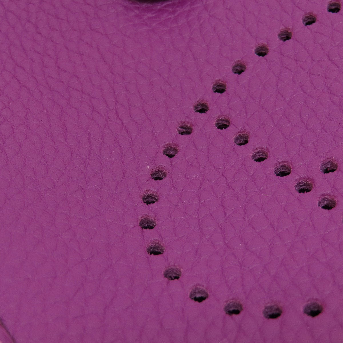 HERMES Shoulder Bag Taurillon Clemence purple Evelyn TPM Anemone SilverMetal Women Used