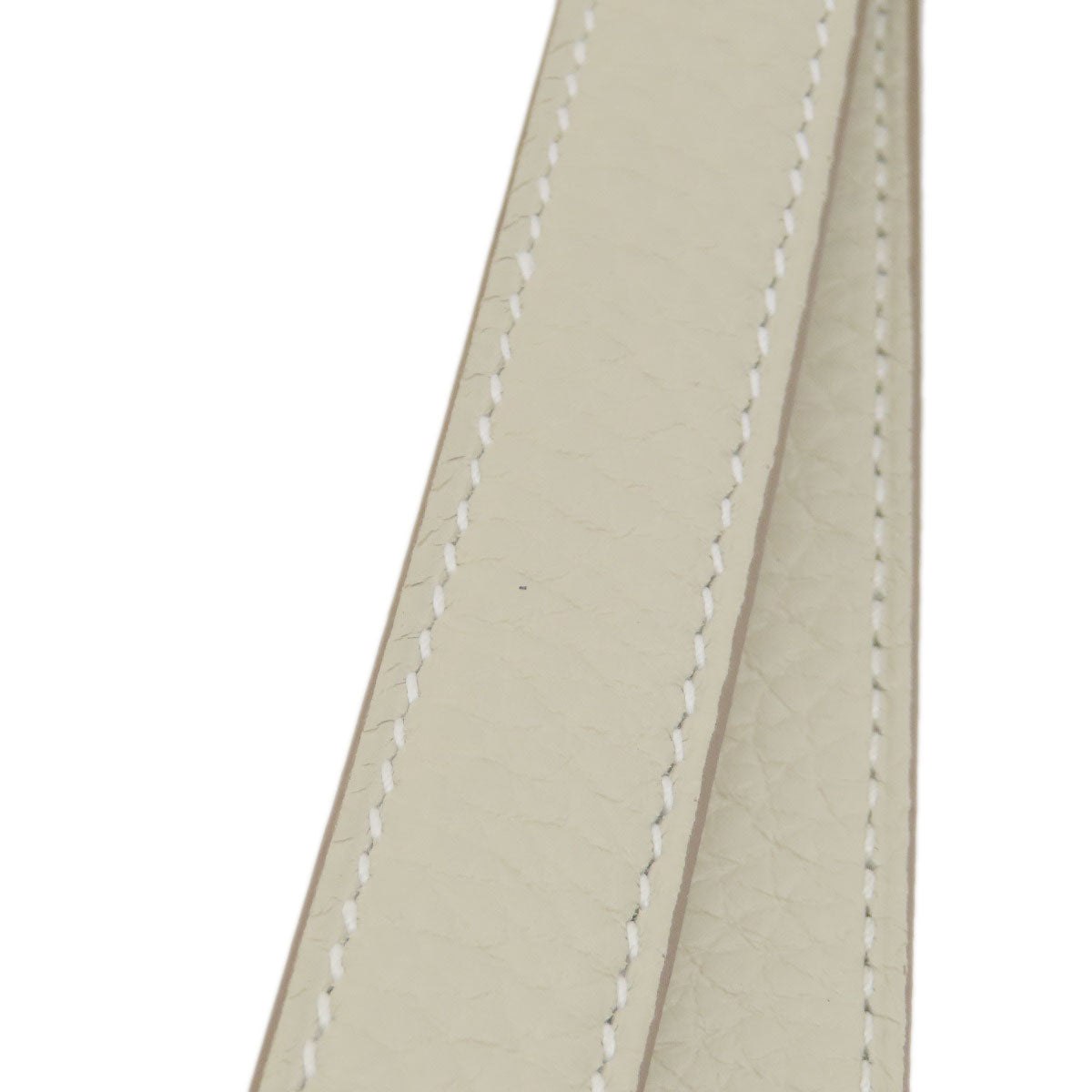 HERMES Tote Bag Taurillon Clemence white Cabasselier 31