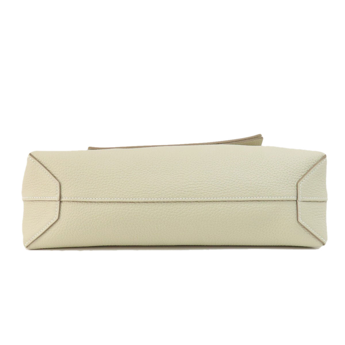 HERMES Tote Bag Taurillon Clemence white Cabasselier 31