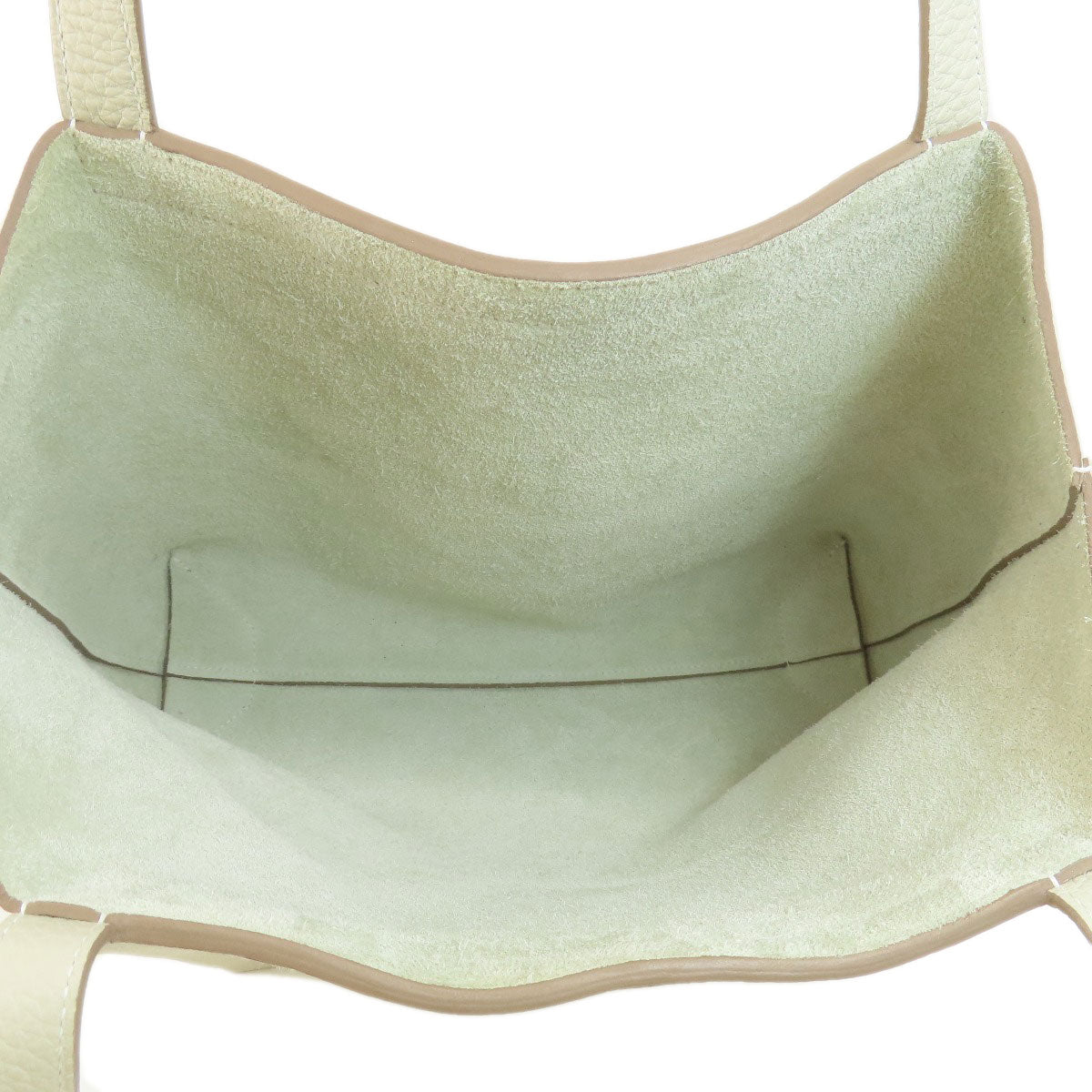 HERMES Tote Bag Taurillon Clemence white Cabasselier 31