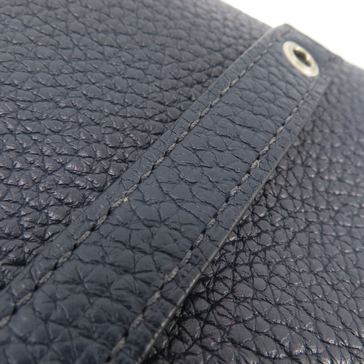 HERMES Handbag Taurillon Clemence blue Picotin Lock MM Blue Nuit Rose Purple SilverMetal