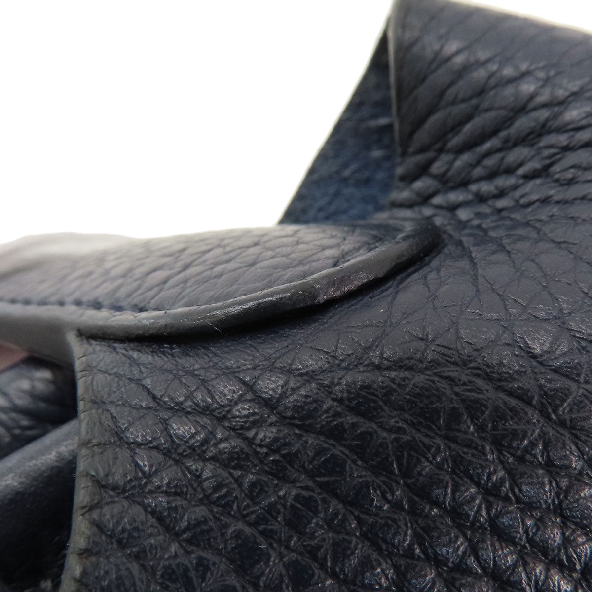 HERMES Handbag Taurillon Clemence blue Picotin Lock MM Blue Nuit Rose Purple SilverMetal