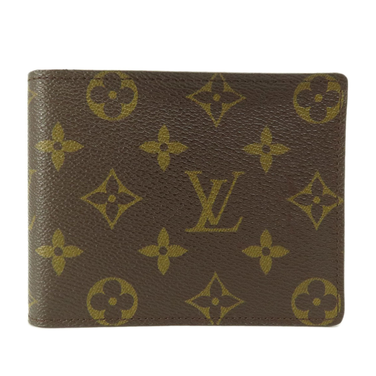 LOUIS VUITTON Bifold Wallet M60026 Monogram canvas Brown Portefeuille Florin Monogram Women Used