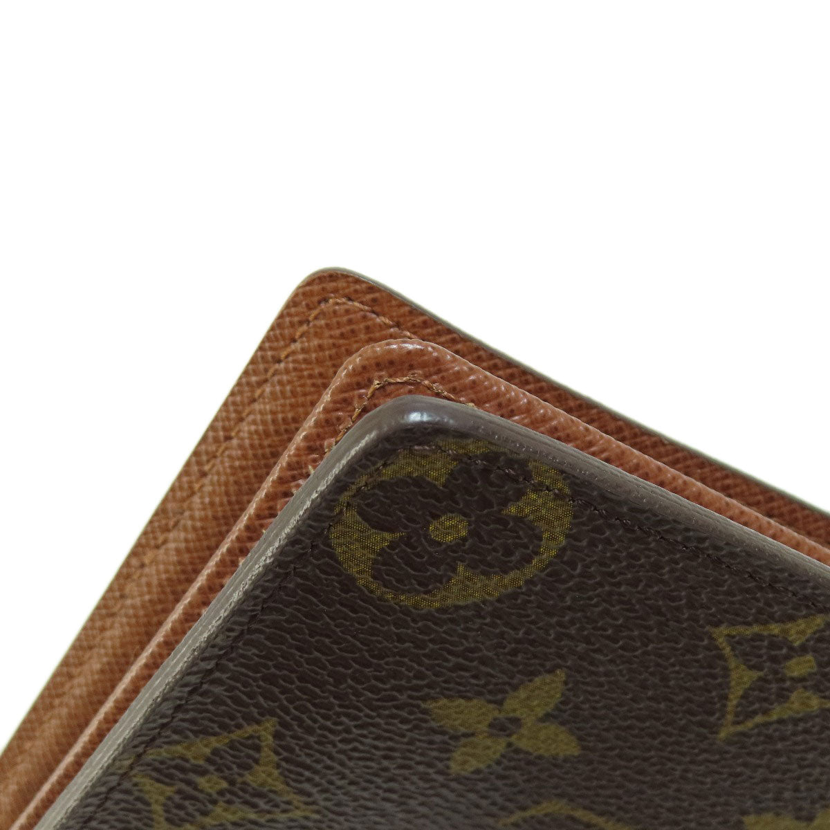 LOUIS VUITTON Bifold Wallet M60026 Monogram canvas Brown Portefeuille Florin Monogram Women Used
