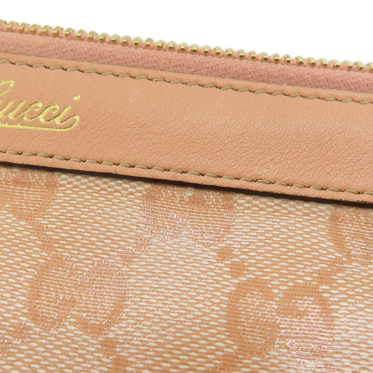 GUCCI Handbag 141470 Coated canvas pink GG crystal