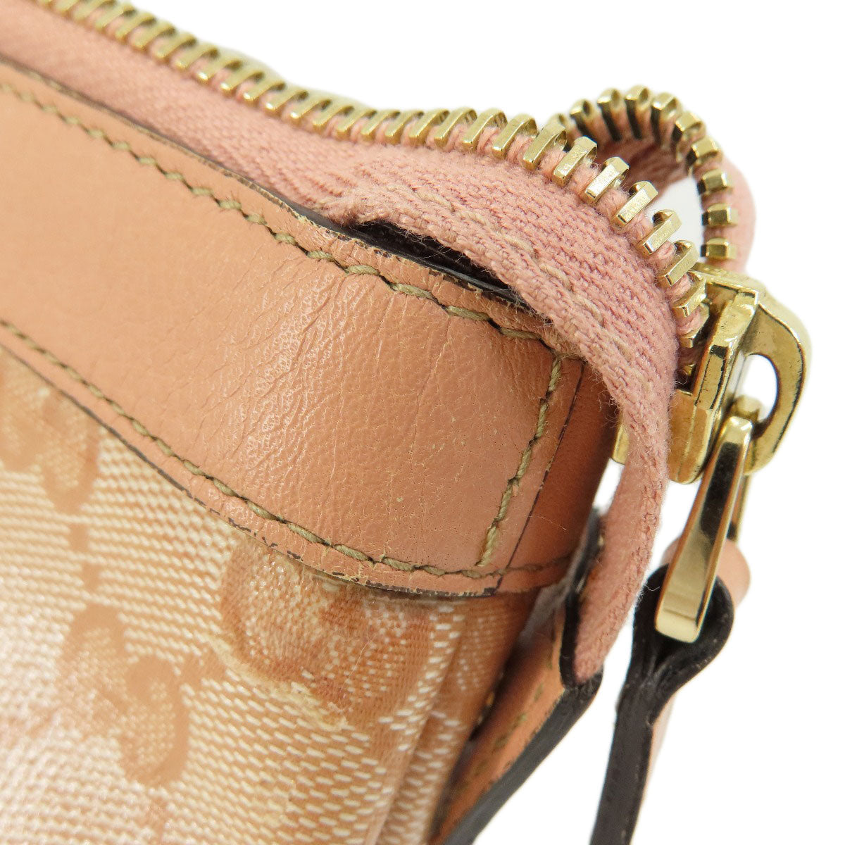 GUCCI Handbag 141470 Coated canvas pink GG crystal