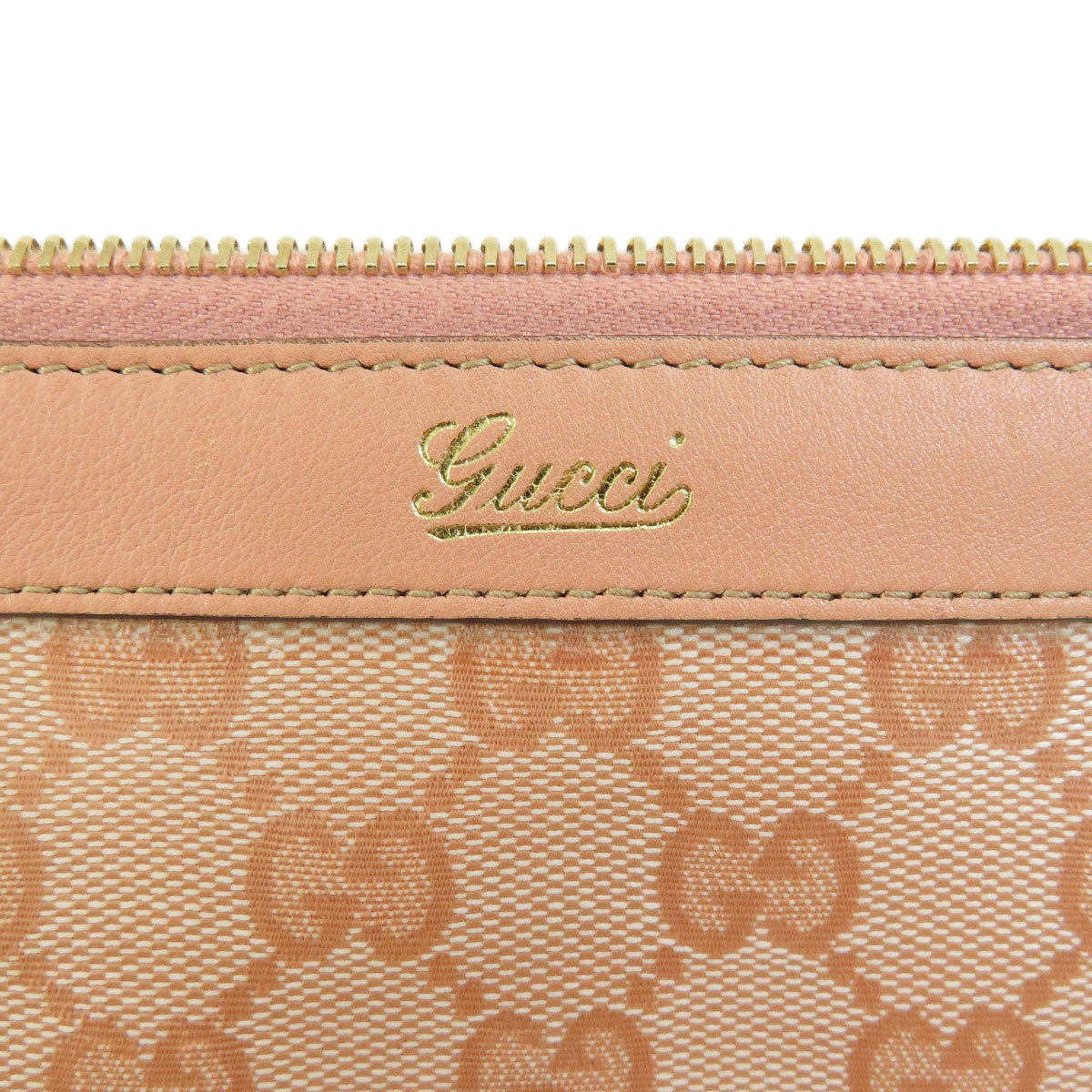 GUCCI Handbag 141470 Coated canvas pink GG crystal
