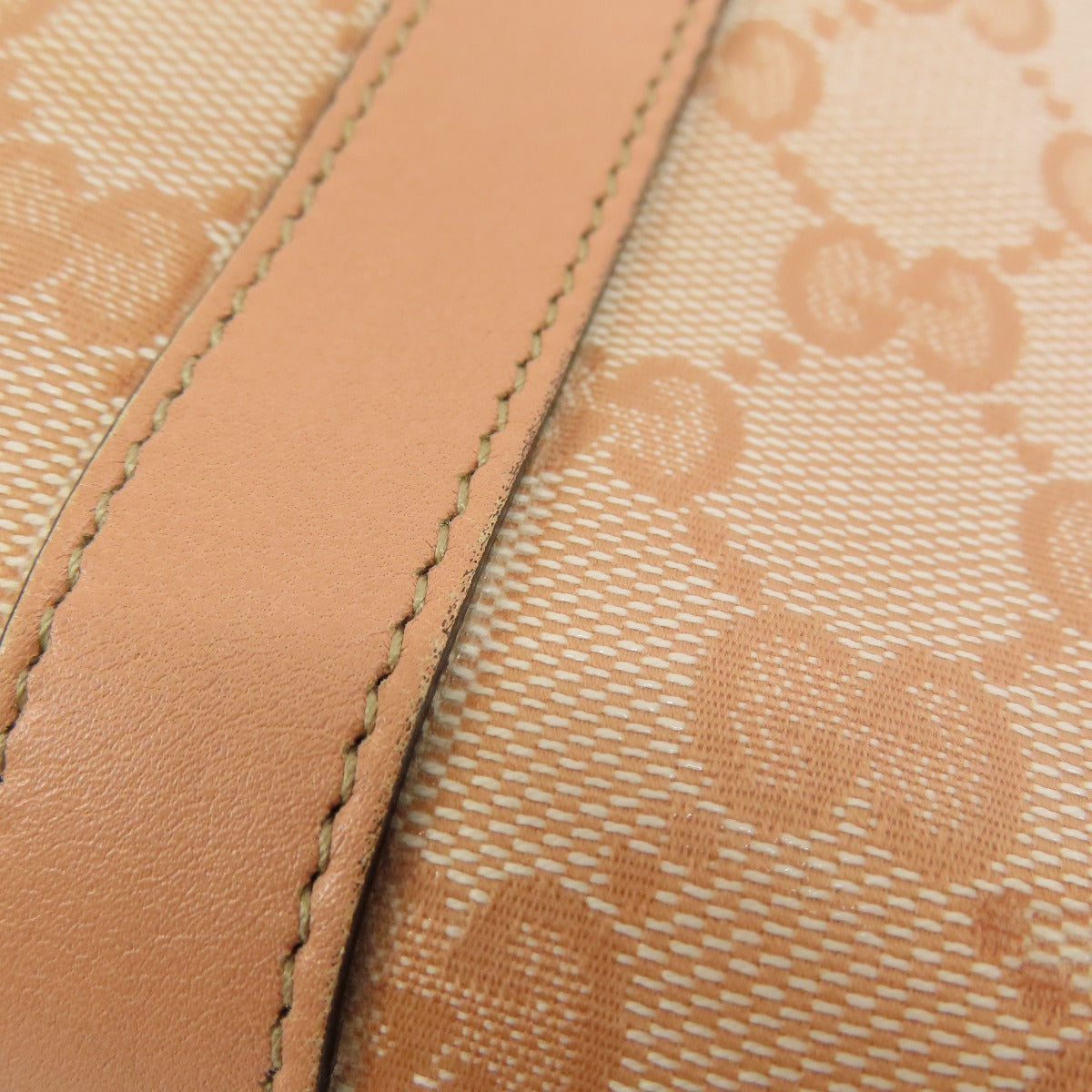 GUCCI Handbag 141470 Coated canvas pink GG crystal