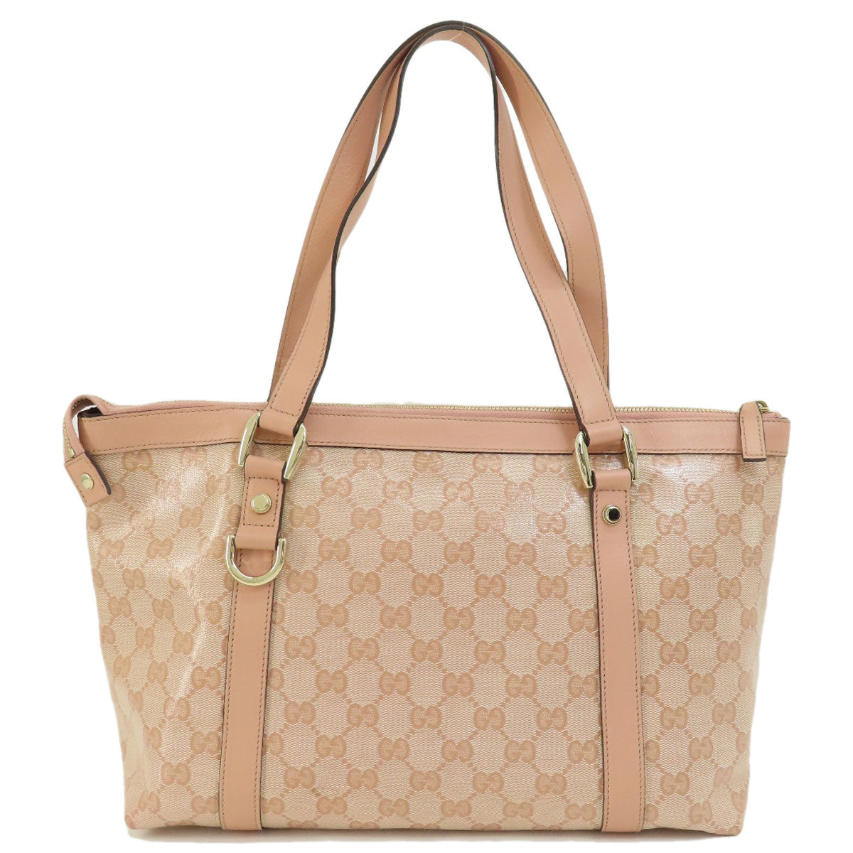 GUCCI Handbag 141470 Coated canvas pink GG crystal