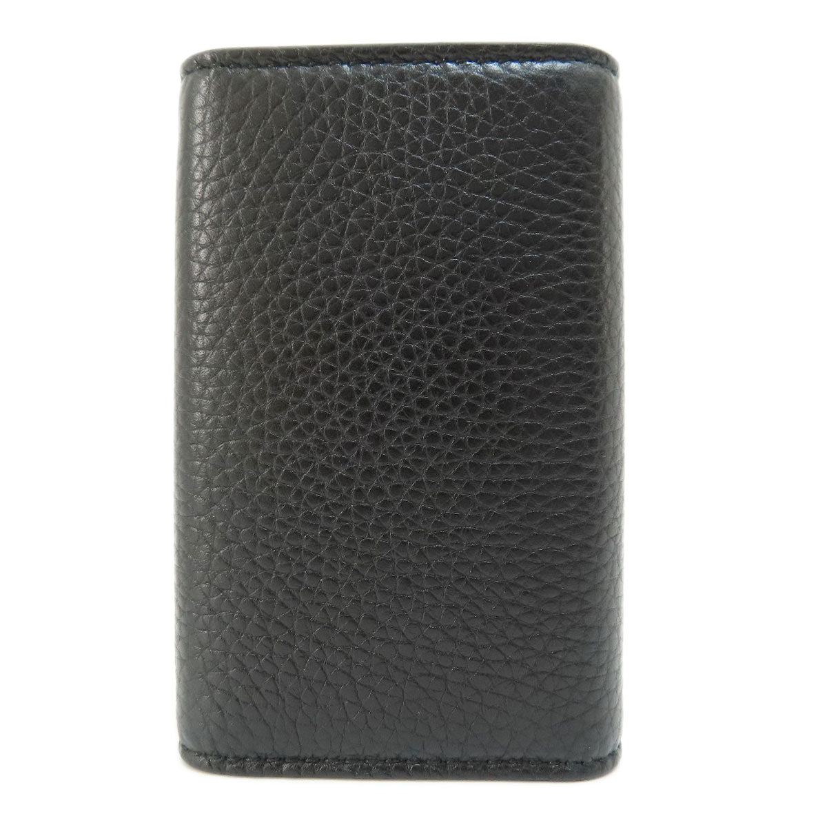 GUCCI Key case Key holder  473924 leather black logo