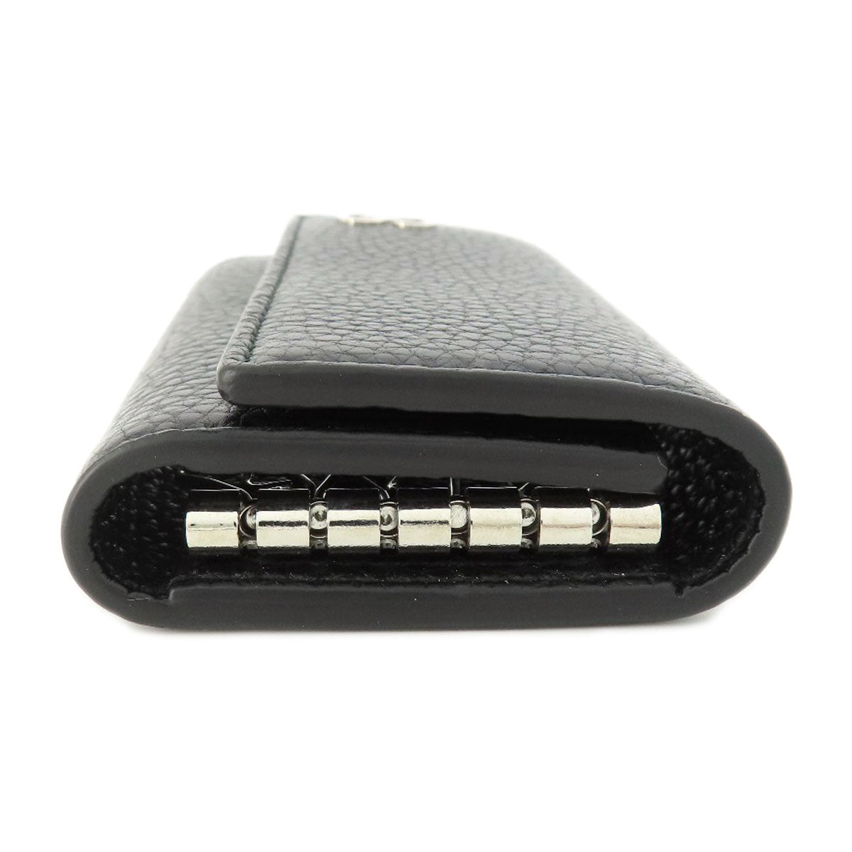 GUCCI Key case Key holder  473924 leather black logo