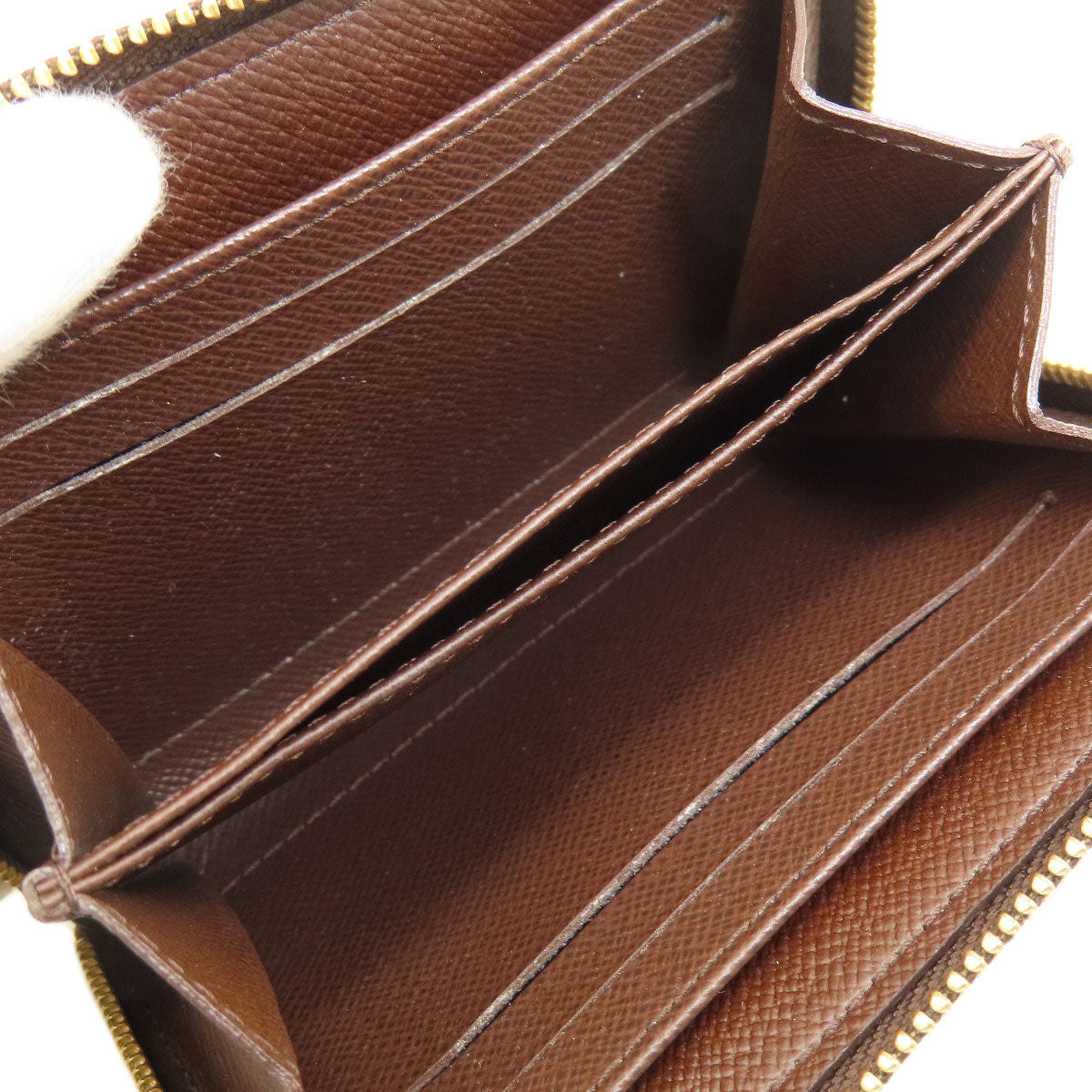 LOUIS VUITTON Coin case N63070 Damier canvas Brown Zippy Coin Purse Damier Ebene Women Used
