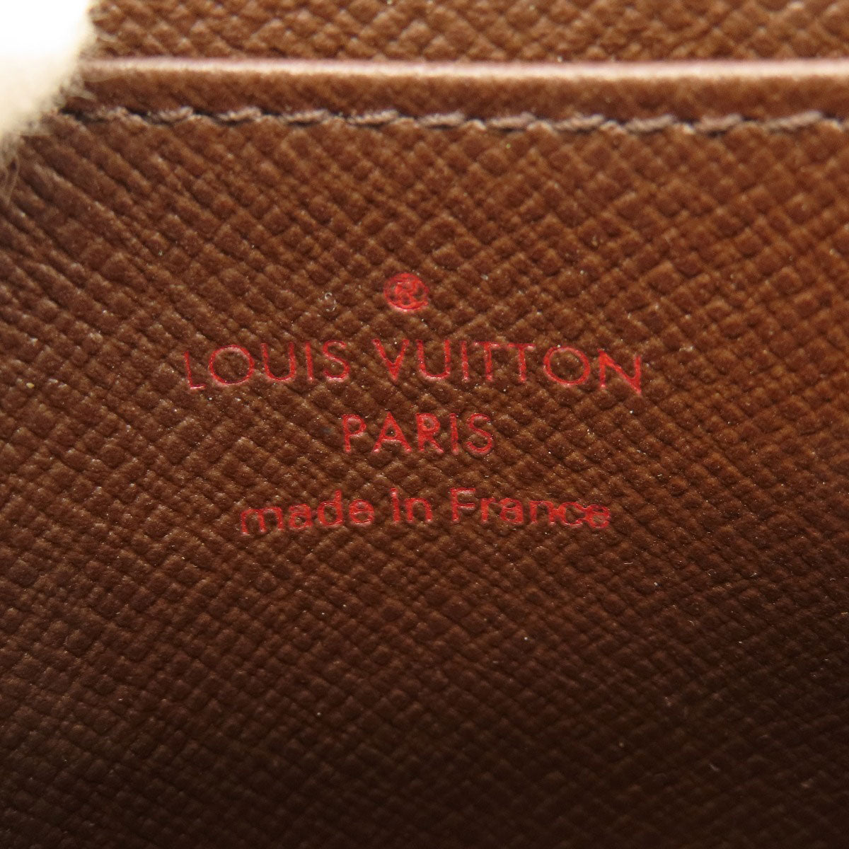 LOUIS VUITTON Coin case N63070 Damier canvas Brown Zippy Coin Purse Damier Ebene Women Used