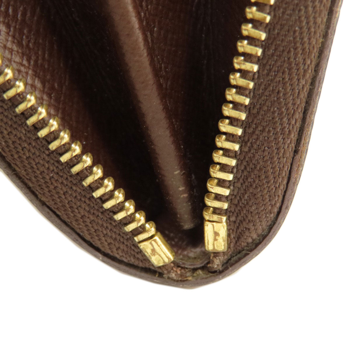 LOUIS VUITTON Coin case N63070 Damier canvas Brown Zippy Coin Purse Damier Ebene Women Used