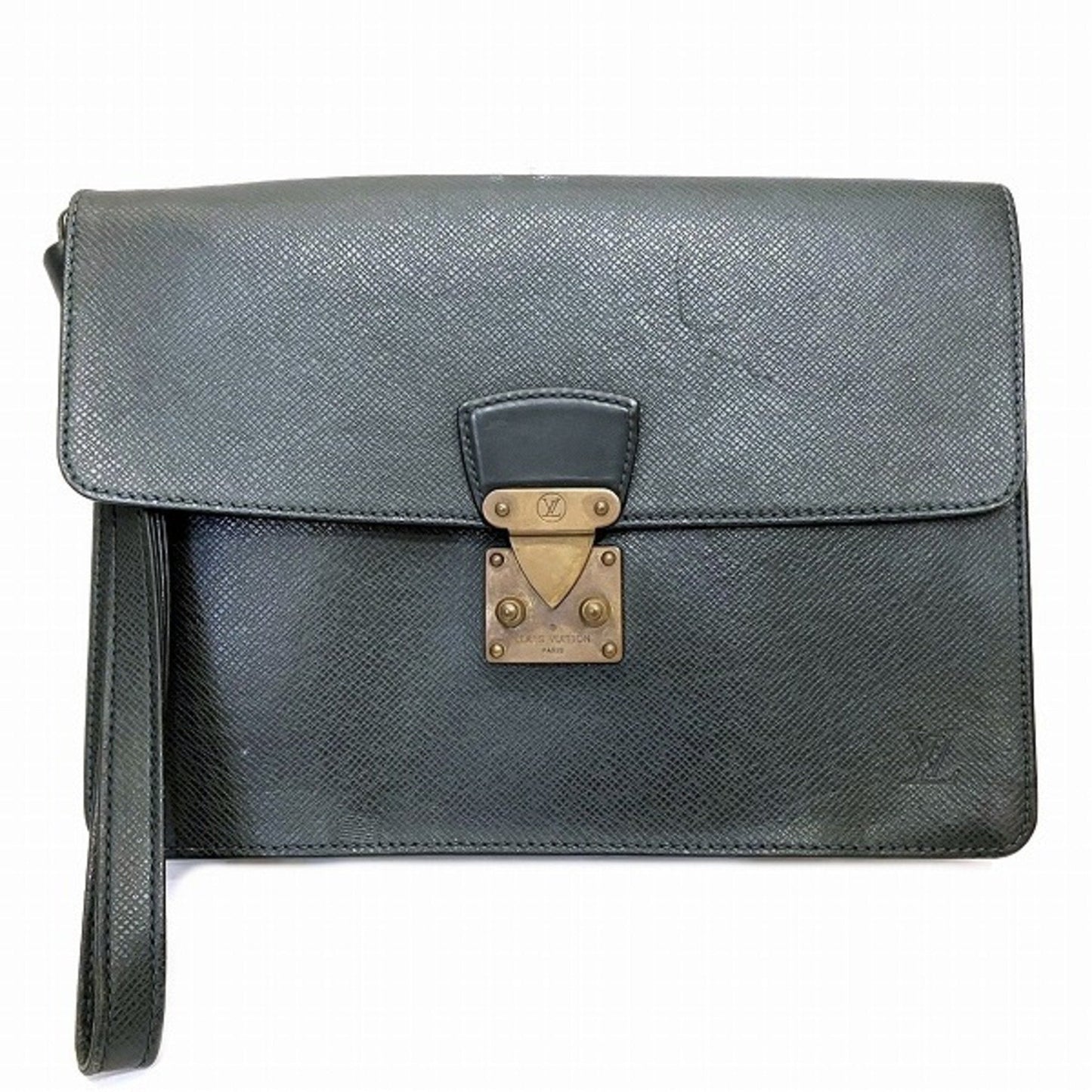 Louis Vuitton Galle  Leather Clutch Bag