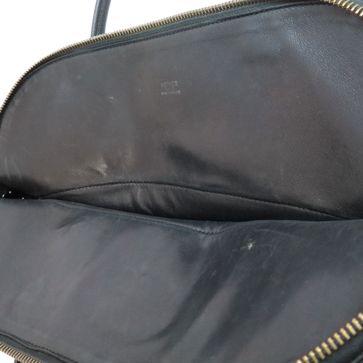 HERMES Handbag Taurillon Clemence black Bolide 37 Black SilverMetal Women Used