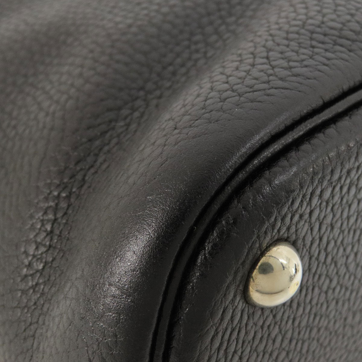HERMES Handbag Taurillon Clemence black Bolide 37 Black SilverMetal Women Used