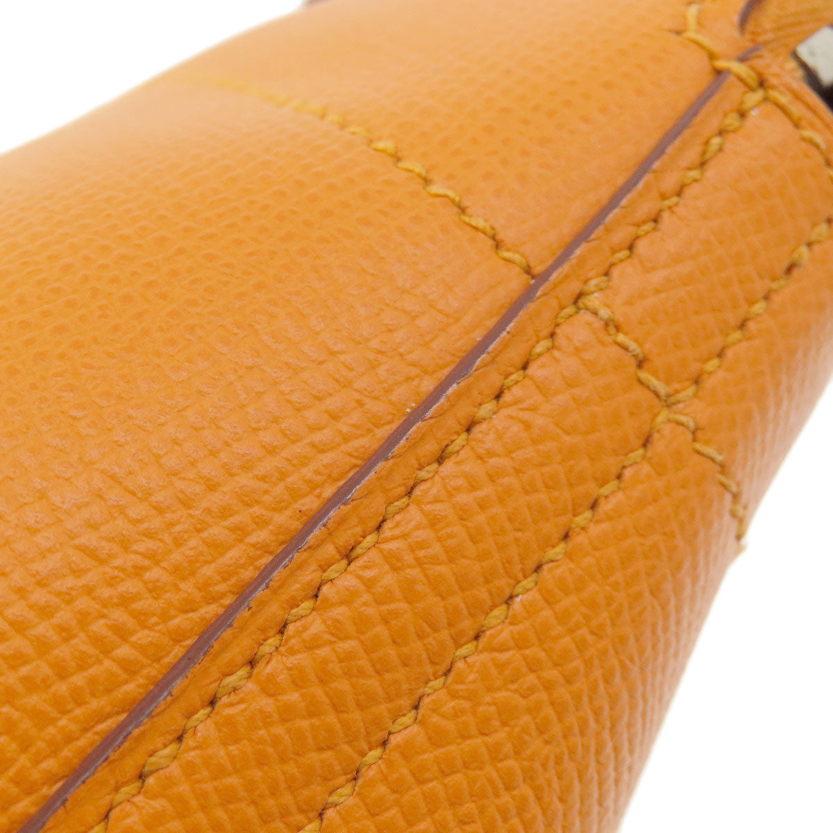 HERMES Handbag Epsom Orange Bolide 27 Apricot SilverMetal Women Used