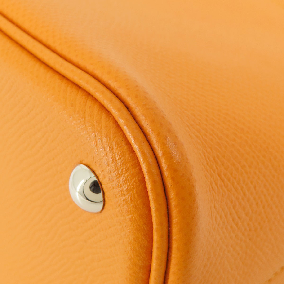 HERMES Handbag Epsom Orange Bolide 27 Apricot SilverMetal Women Used