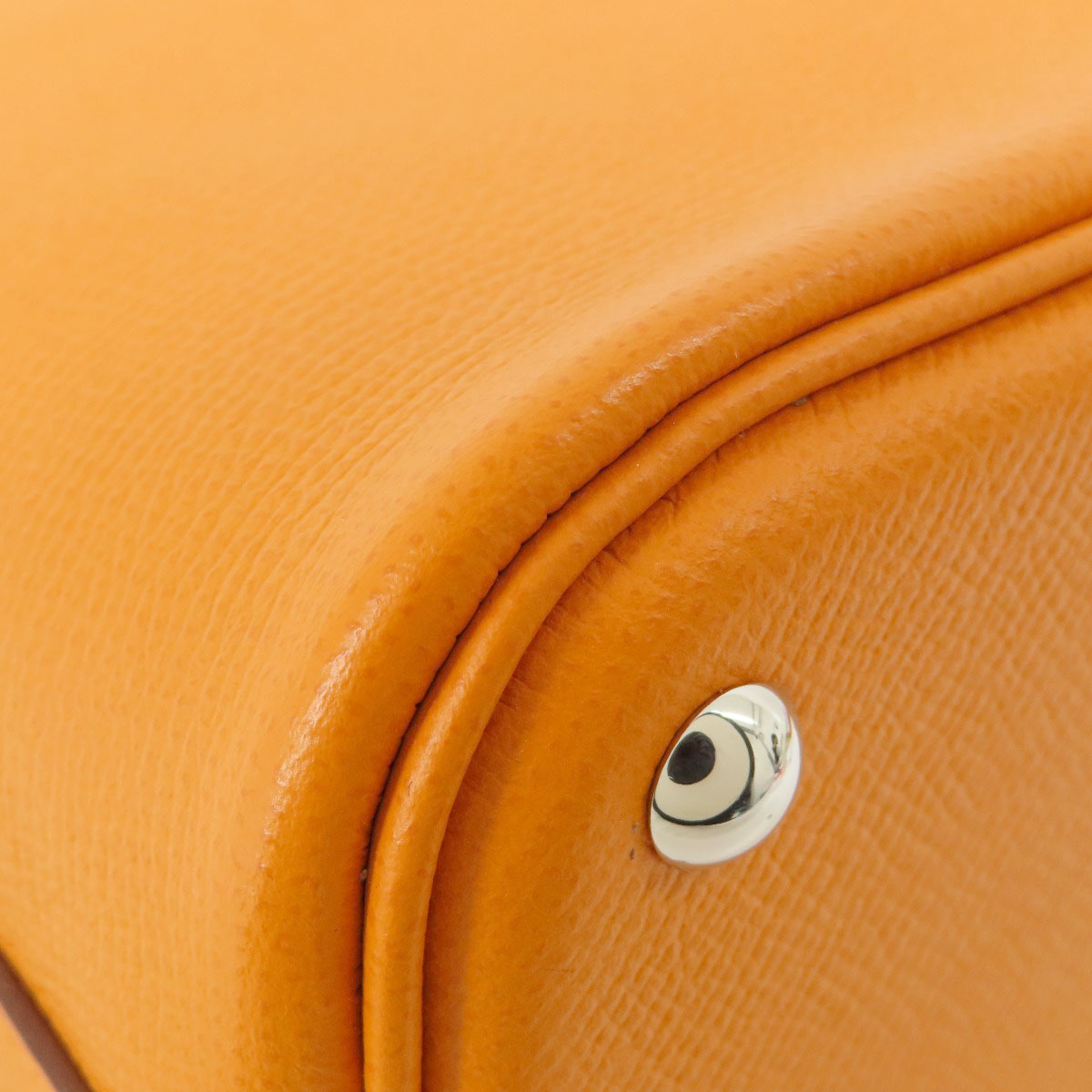 HERMES Handbag Epsom Orange Bolide 27 Apricot SilverMetal Women Used