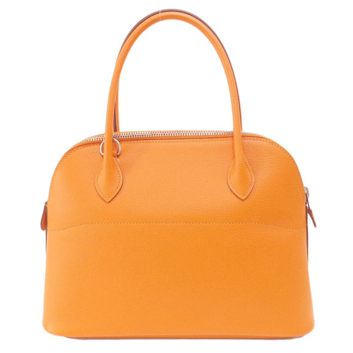 HERMES Handbag Epsom Orange Bolide 27 Apricot SilverMetal Women Used