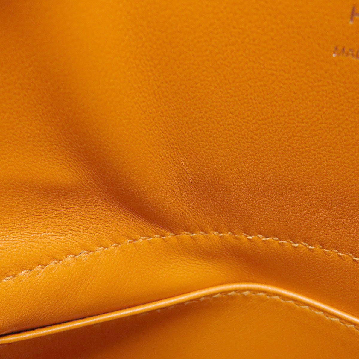 HERMES Handbag Epsom Orange Bolide 27 Apricot SilverMetal Women Used