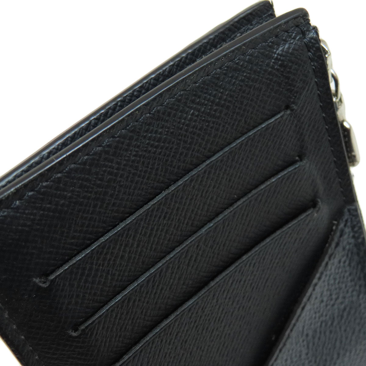 LOUIS VUITTON Coin case N64038 Damier canvas black Coin Card Holder Damier Graphite mens Used