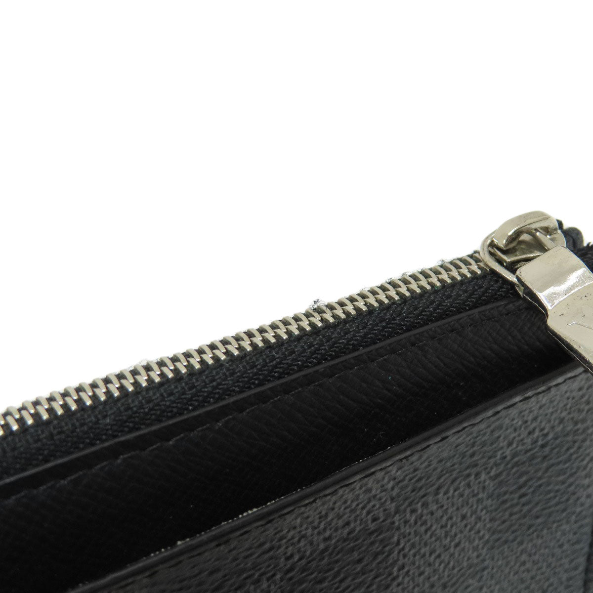 LOUIS VUITTON Coin case N64038 Damier canvas black Coin Card Holder Damier Graphite mens Used