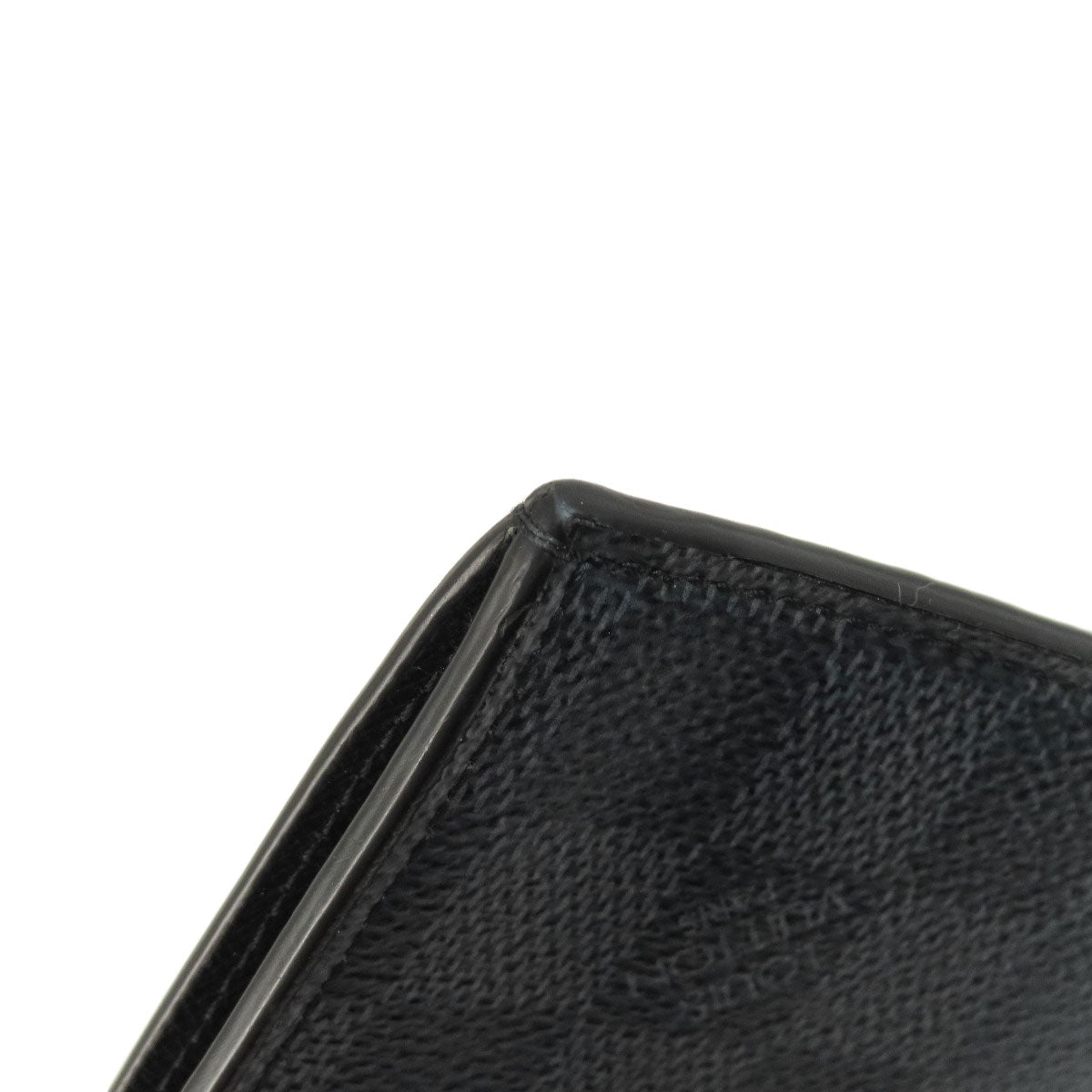 LOUIS VUITTON Coin case N64038 Damier canvas black Coin Card Holder Damier Graphite mens Used