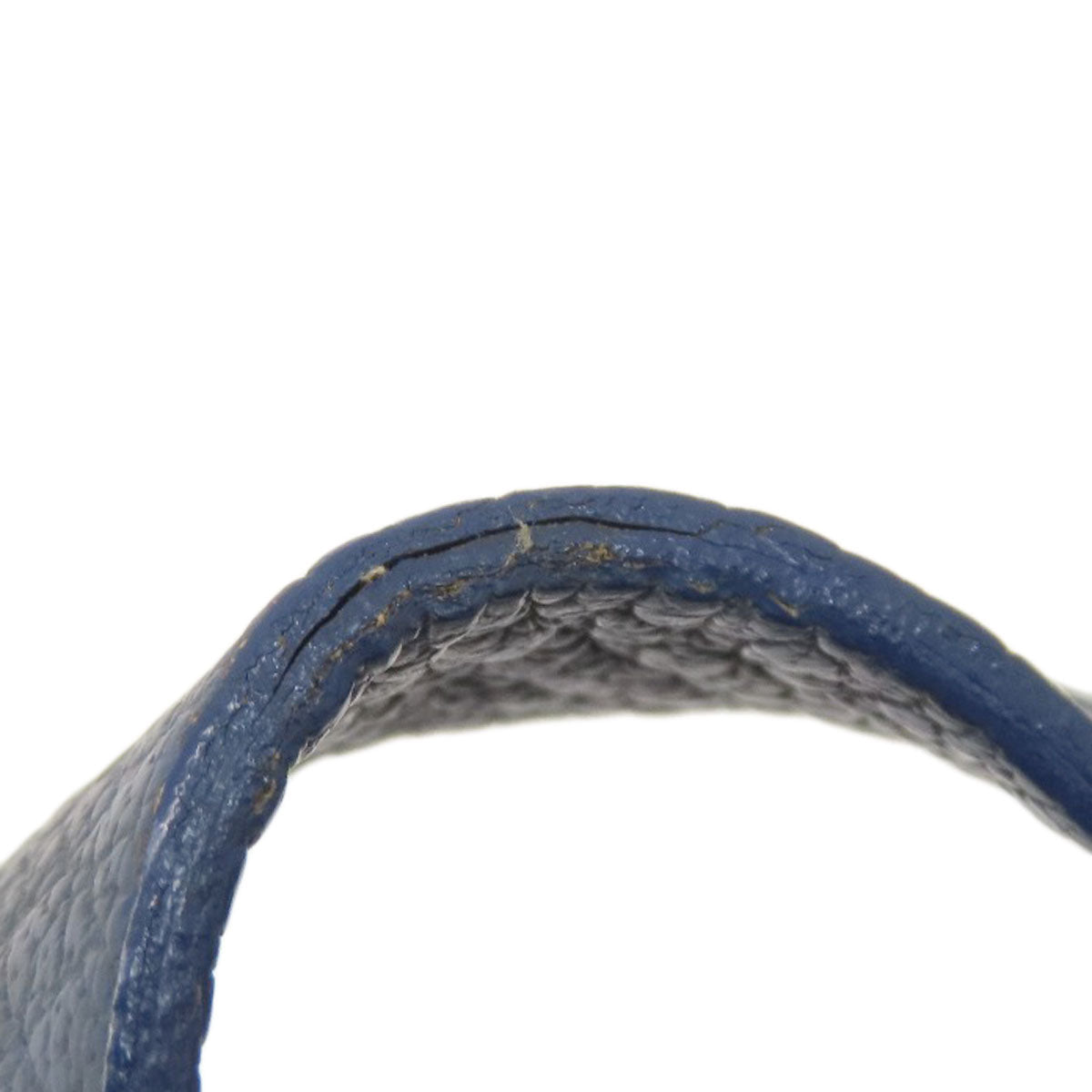 HERMES Handbag Cloth material Navy Amedaba Women Used