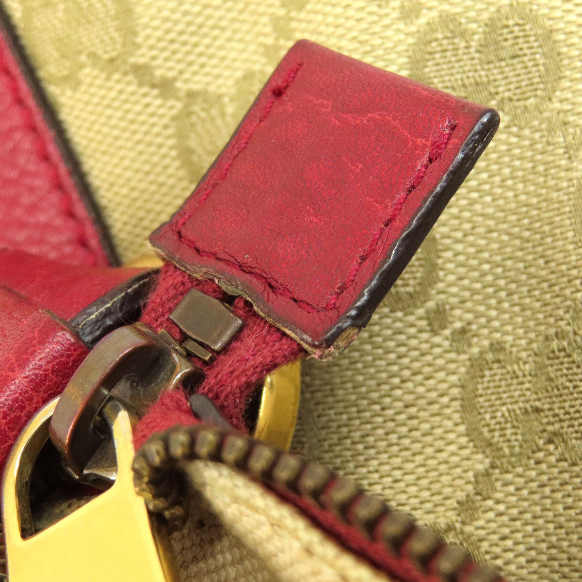 GUCCI Shoulder Bag 326514 canvas Brown GG one belt Women Used