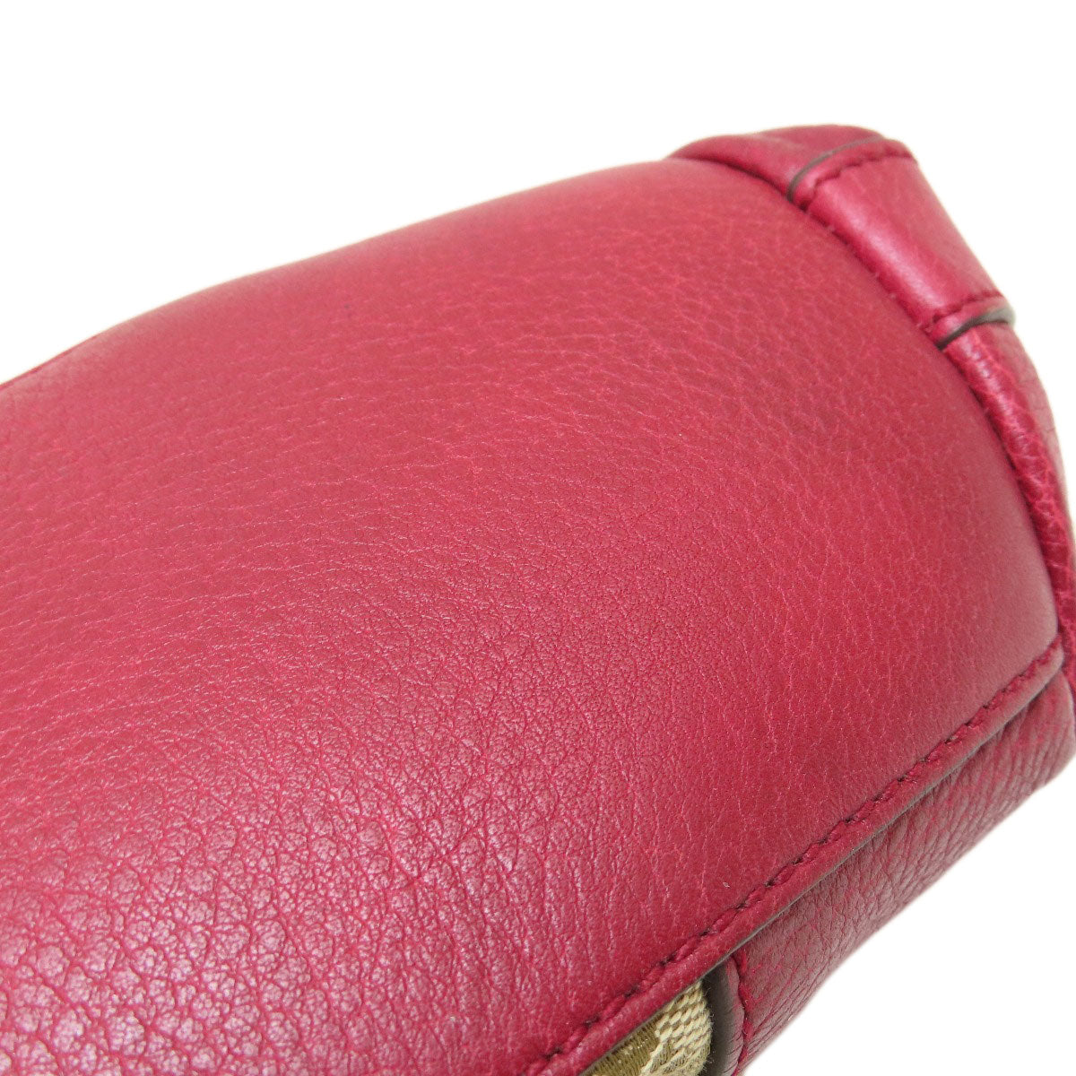 GUCCI Shoulder Bag 326514 canvas Brown GG one belt Women Used