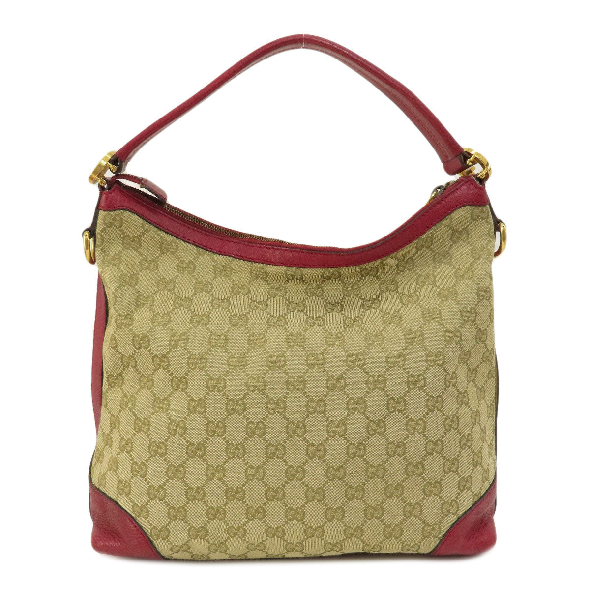 GUCCI Shoulder Bag 326514 canvas Brown GG one belt Women Used