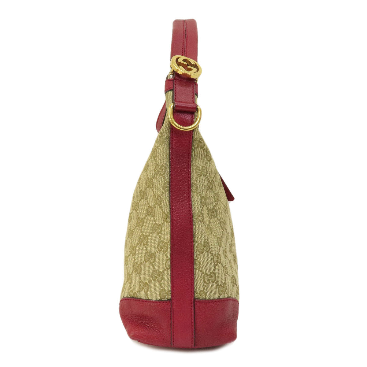 GUCCI Shoulder Bag 326514 canvas Brown GG one belt Women Used