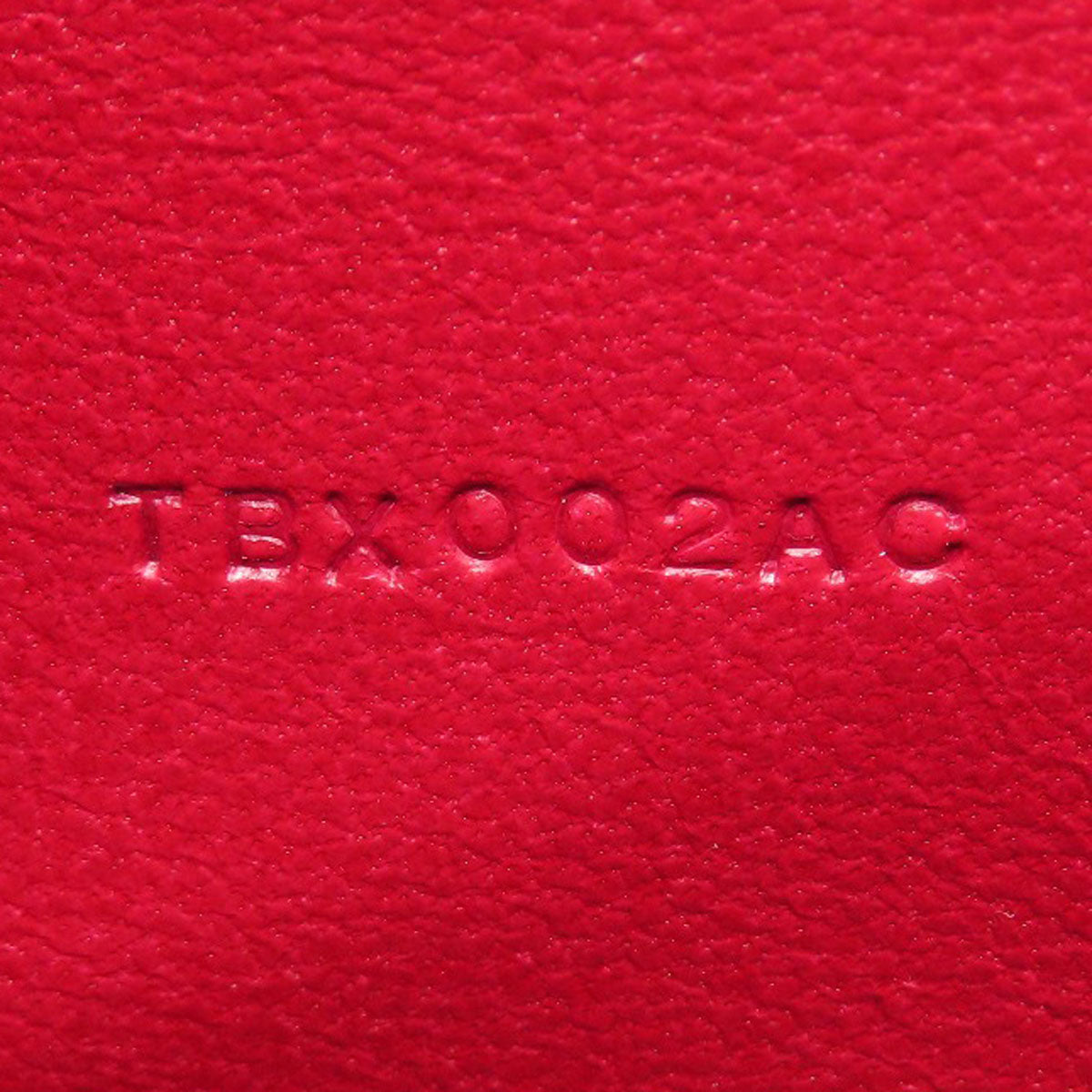 HERMES Long Wallet Purse Togo Red Dogon GM Silver Metal