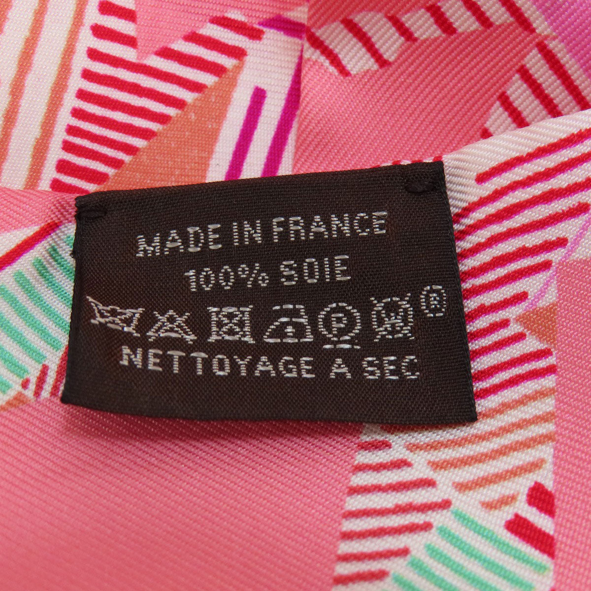 HERMES scarf silk pink Twilly Women Used