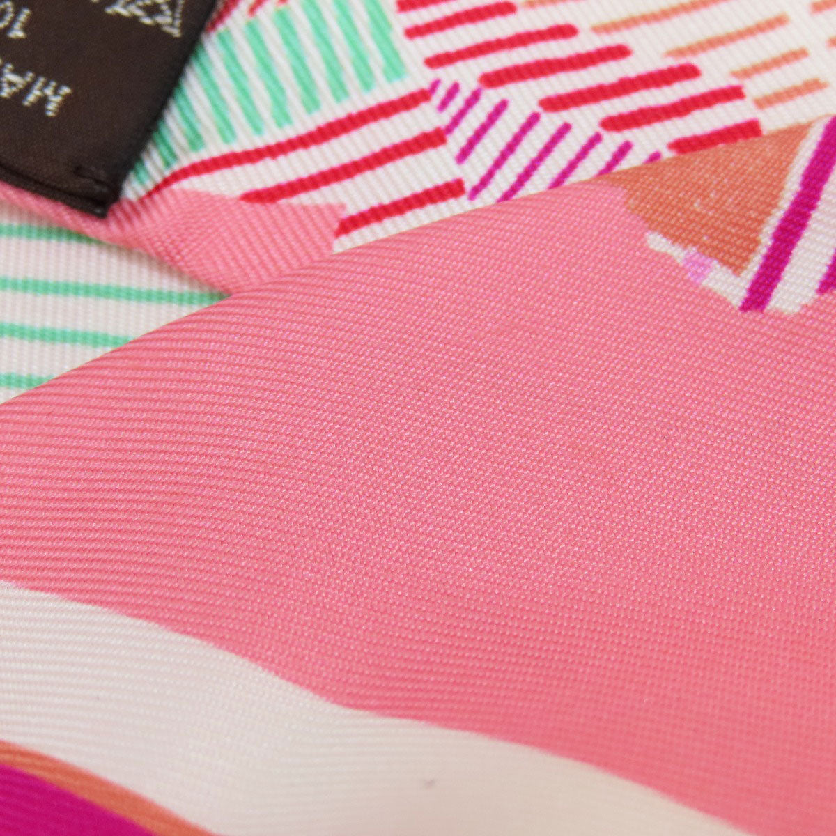 HERMES scarf silk pink Twilly Women Used