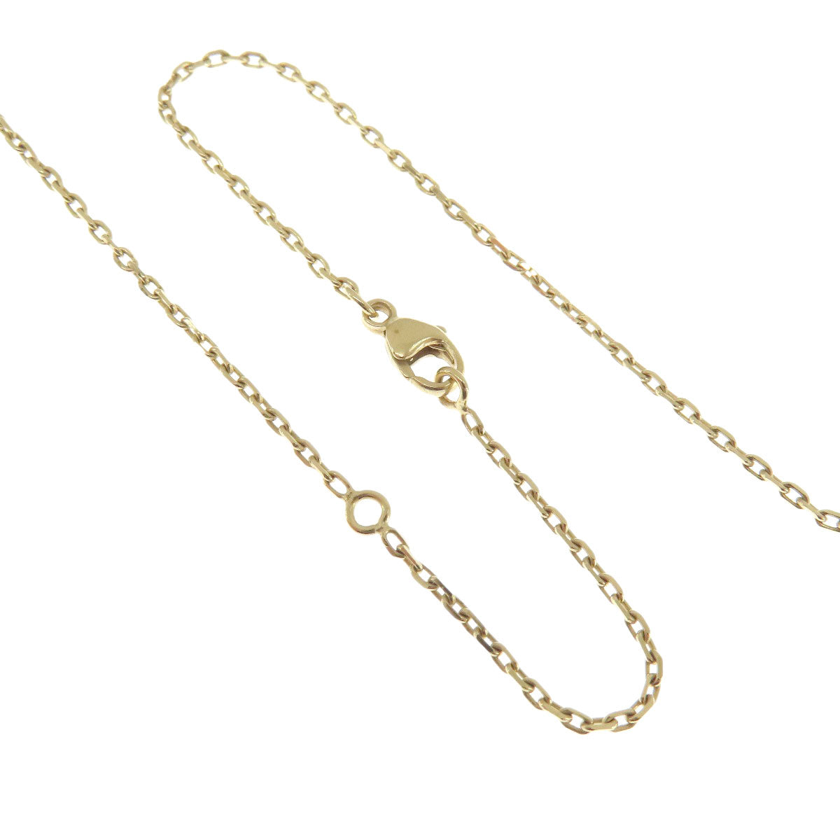 HERMES Necklace Metal, Buffalo Horn gold Amulet Marokiniye PM Women Used