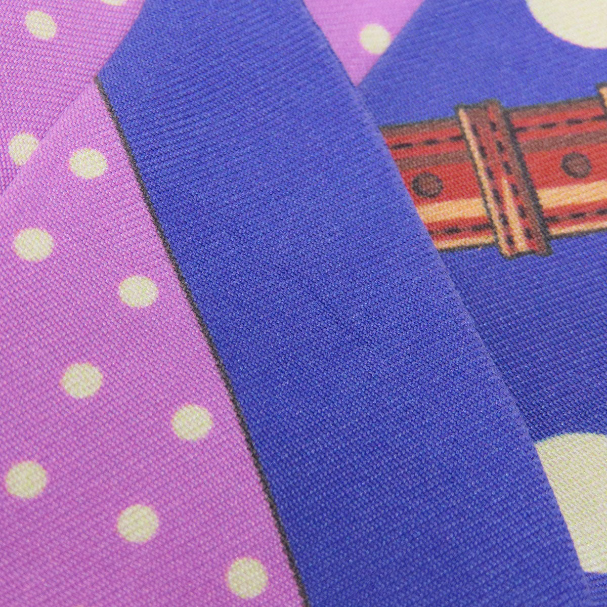 HERMES scarf silk purple Twilly Women Used