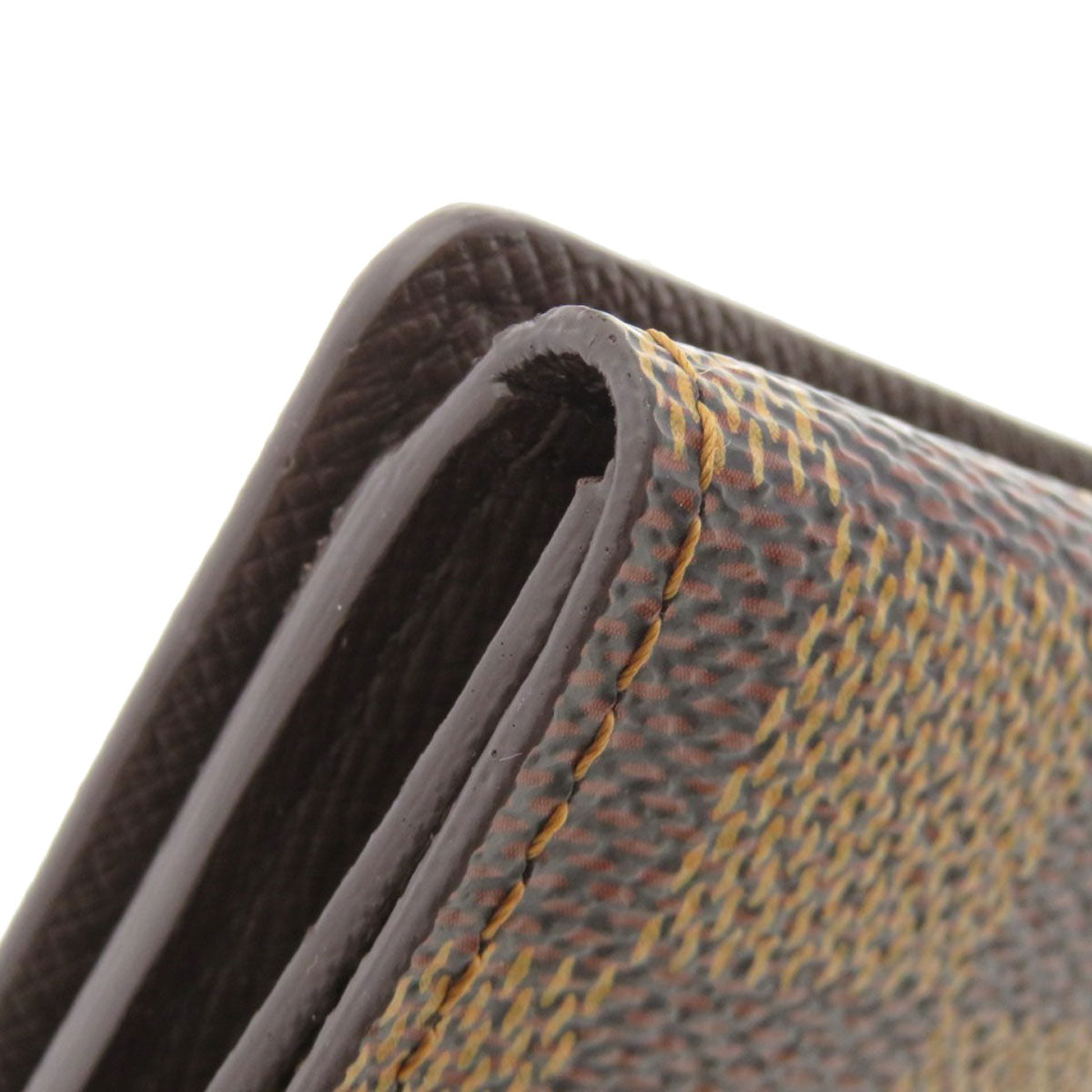 LOUIS VUITTON Coin case N62925 Damier canvas Brown Ludlow Damier Ebene Women Used