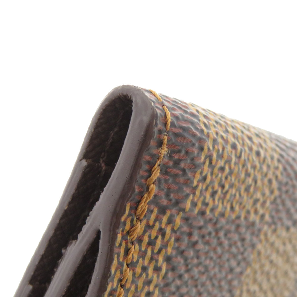 LOUIS VUITTON Coin case N62925 Damier canvas Brown Ludlow Damier Ebene Women Used
