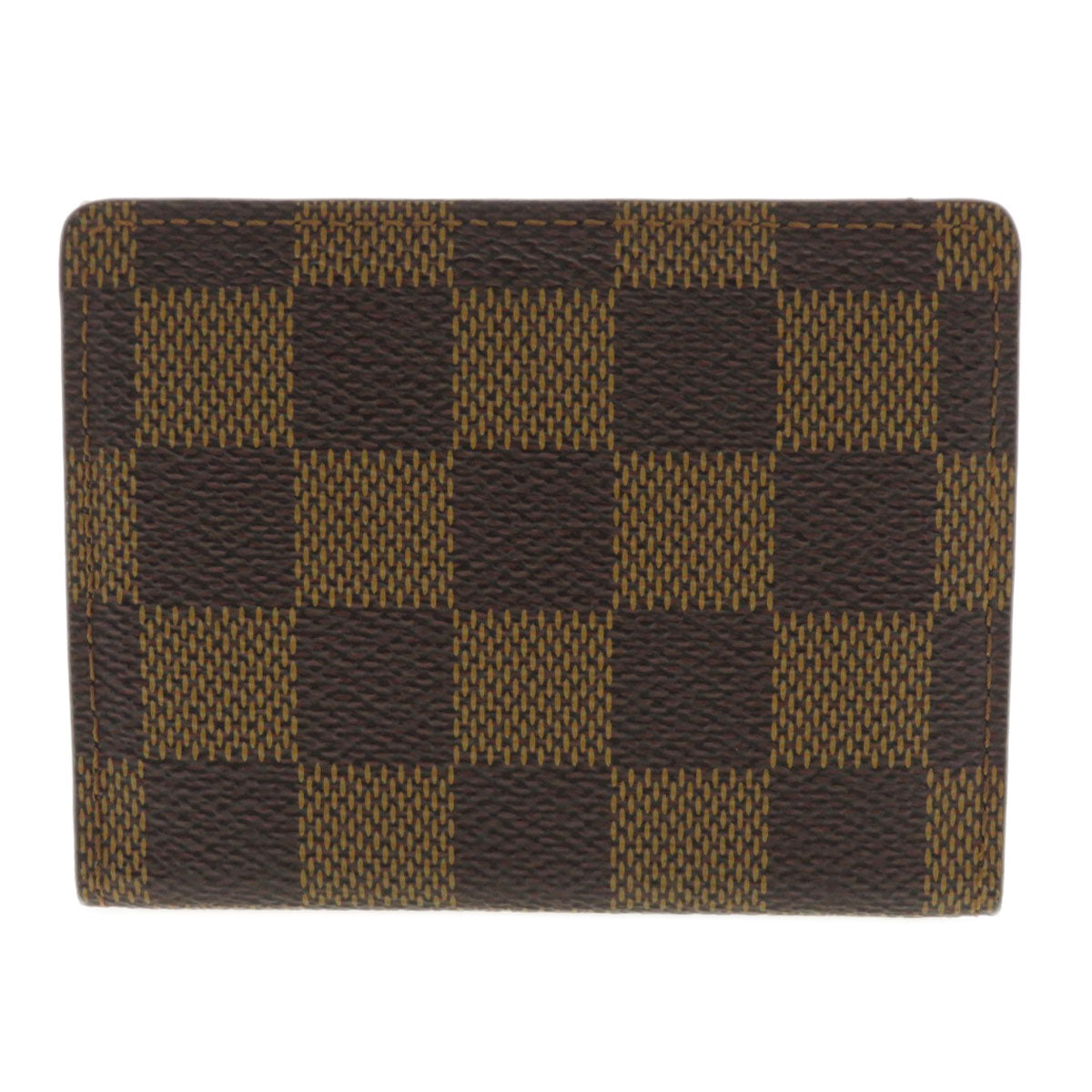 LOUIS VUITTON Coin case N62925 Damier canvas Brown Ludlow Damier Ebene Women Used